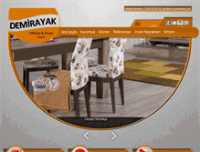 Tablet Screenshot of demirayakmobilya.com